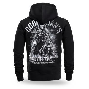 Kapuzenjacke,zip "Doberman´s Defense"